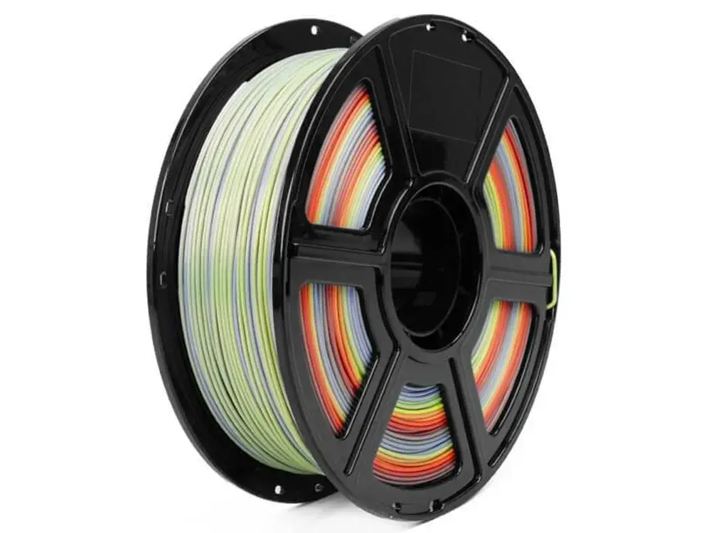 FlashForge PLA Silk Rainbow multifarvet filament 1 kg til 3D-printer