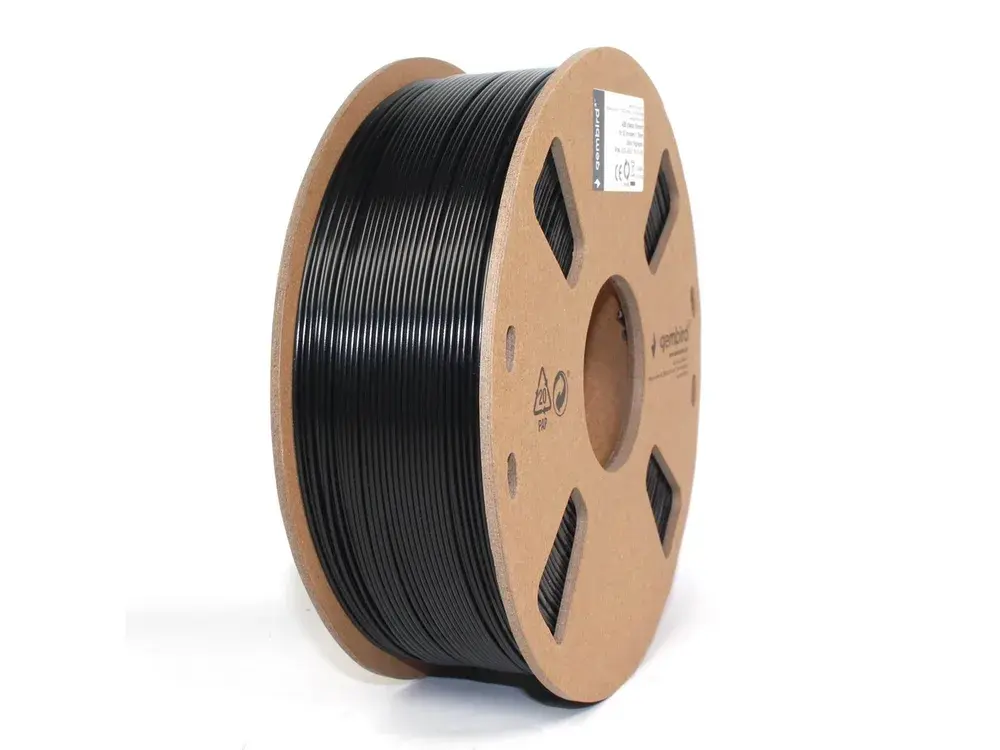 Gembird ABS filament sort 1,75 mm 1 kg til 3D-printer